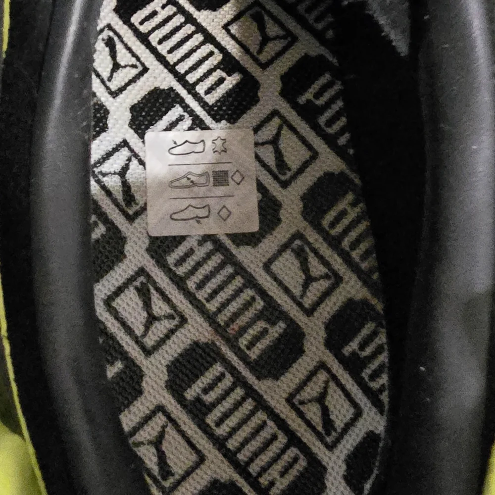 Black and green with bow womens puma shoes size 9.5 - Picture 4 of 7